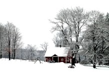Snow on the farm, December 2013