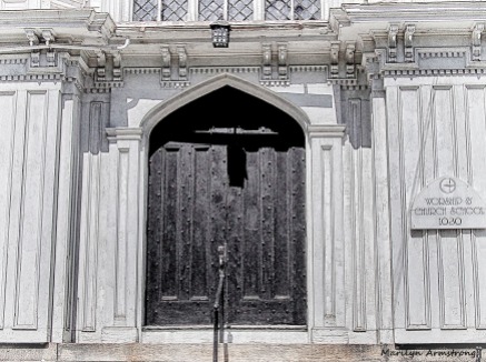 UU church door