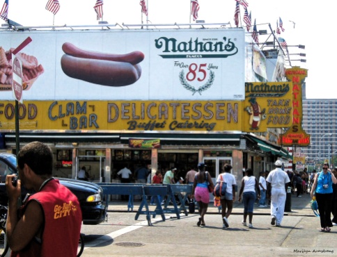 The original Nathan's at Coney Island