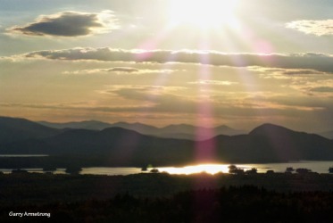 Photo: Garry Armstrong - Sunset at Attean view, Jackman, Maine