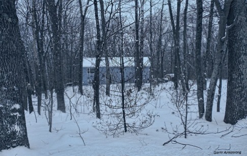 Photo: Garry Armstrong - Our house in winter