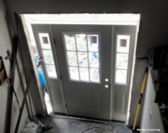 Building the new front door